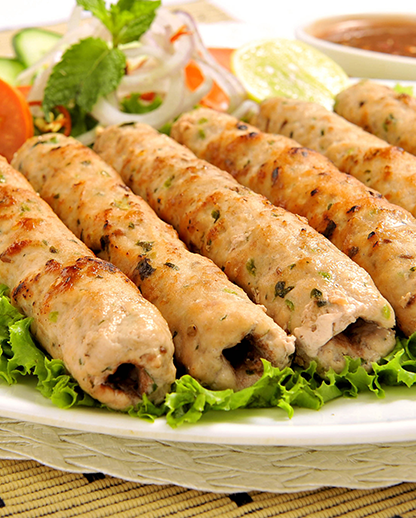 Tandoori-Flame-Chicken Seekh Kebab